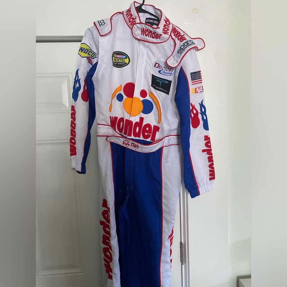 Ricky Bobby embroidered jumpsuit - S